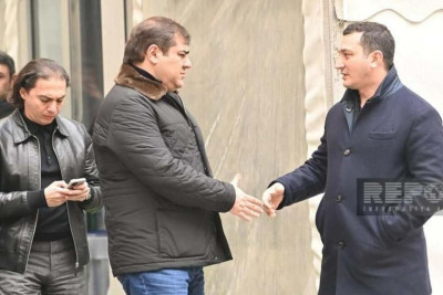 Orxan Əsgərovun yasında Vasif Talıbovun oğlu da iştirak edib