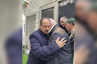 Türkiyə səfiri şəhid Orxan Əsgərovun yas mərasimində iştirak edib