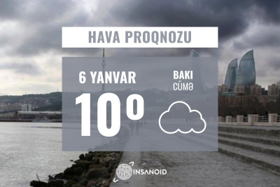 Cümə günü paytaxtın bəzi yerlərində duman olacaq