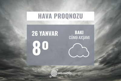 Sabaha gözlənilən hava şəraiti