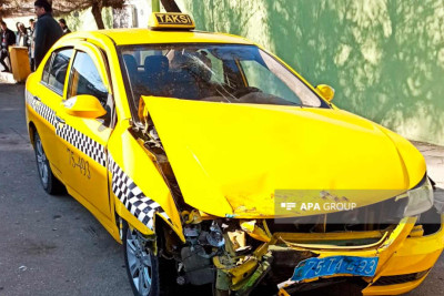 Naxçıvan şəhərində yol qəzası baş verib