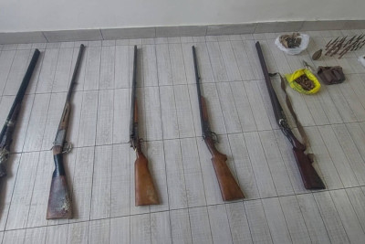 Ağstafada 2 qumbara və digər silah-sursat aşkarlanıb - FOTO
