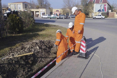 Kürdəmir şəhərinin işıqlandırılması yenidən qurulur