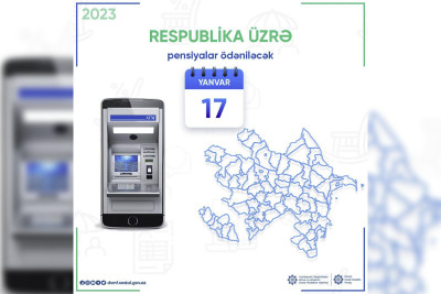 Sabah ölkə üzrə pensiyalar ödəniləcək