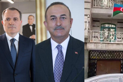 Mövlud Çavuşoğlu Ceyhun Bayramova İrandakı səfirliyimizə olan hücumla bağlı başsağlığı verib