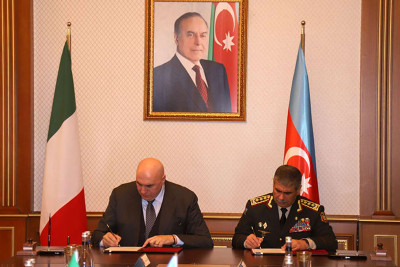 Azərbaycan və İtaliya arasında hərbi təlimlərlə bağlı sənəd imzalanıb