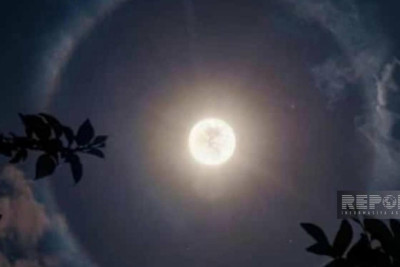 Biləsuvar və Cəlilabad rayonlarında Ayın ətrafında halqa müşahidə olunub