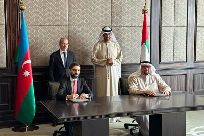 SOCAR-la “Masdar” şirkəti arasında sazişlər imzalanıb