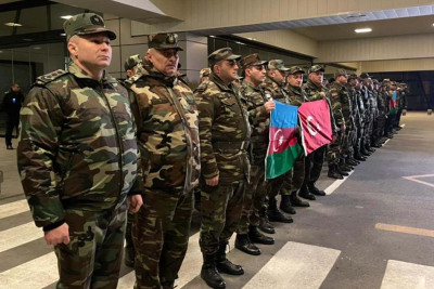 Azərbaycan xilasedicilərinin növbəti qrupu Türkiyəyə yola düşüb