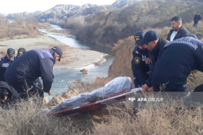 Tovuzda Kür çayında meyit tapılıb
