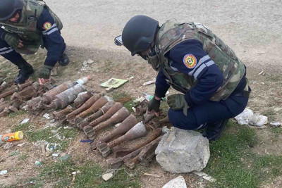 Bakıda hərbi tank mərmisi aşkarlanıb