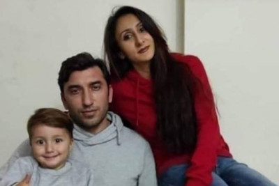 Azərbaycanlı ailə dağıntılar altından ölü olaraq tapılıb - FOTO