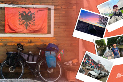 Azərbaycanlı velosipedçi Avrasiya qitəsinin ən uzun yolunu gedib - VİDEO