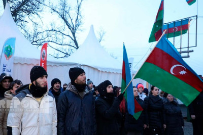 Xankəndi-Laçın yolundakı aksiyanın 54-cü günü: ekofəallar etirazlarını davam etdirirlər
