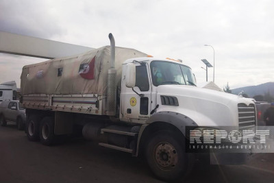 Azərbaycan FHN-in Türkiyəyə göndərdiyi növbəti humanitar yardım Kahramanmaraşa çatıb