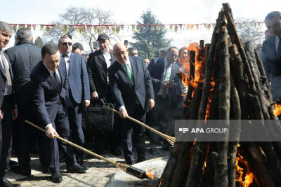 Gürcüstanın Baş naziri azərbaycanlıların Novruz bayramı şənliyinə qatılıb