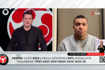 Kilian Mbappe "Oyundan Omuza Türkiyə" kampaniyasına dəstək olub
