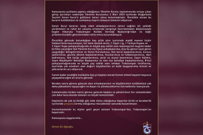 “Trabzonspor”un prezidenti istefa verib - FOTO