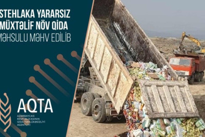19 ton qida məhsulu məhv edilib