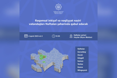 Rəşad Nəbiyev Naftalanda vətəndaşları qəbul edəcək