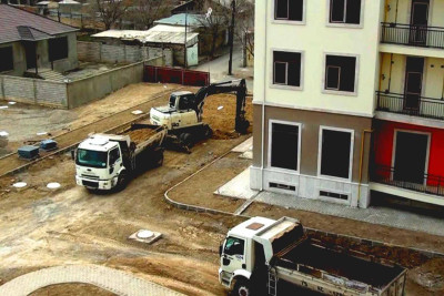 Naxçıvan şəhərinin küçə və yollarında təmir-bərpa işləri aparılır