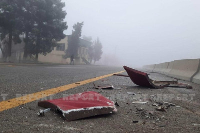 Şamaxı rayonunda avtomobil aşıb