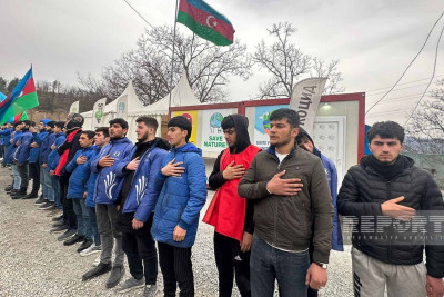 Xankəndi-Laçın yolu: ekofəalların aksiyası 4 aydır yüksək fəallıqla davam edir