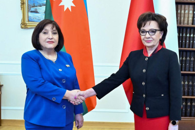 Sahibə Qafarova Polşa Seyminin sədri ilə görüşüb
