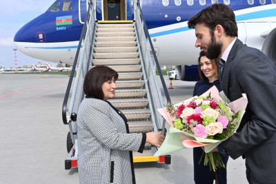 Sahibə Qafarova Polşaya rəsmi səfərə gedib