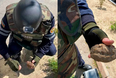 Yasamalda hərbi sursat aşkarlanıb