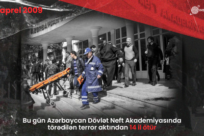 Bu gün Azərbaycan Dövlət Neft Akademiyasında törədilən terror aktından 14 il ötür