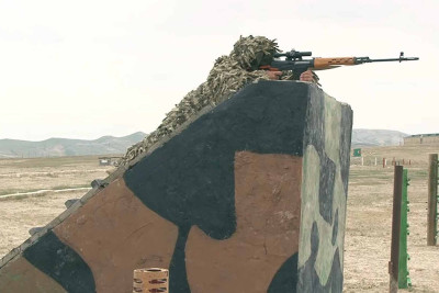 Azərbaycan Ordusunda “Ən yaxşı snayper” adı uğrunda yarış keçirilir