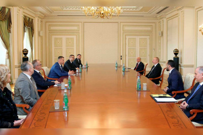 Prezident Bosniya və Herseqovinanın təhlükəsizlik nazirini qəbul edib
