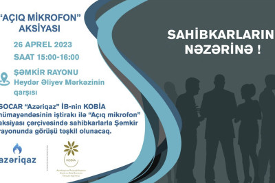 “Azəriqaz”ın Şəmkirdə sahibkarlarla növbəti görüşü keçiriləcək