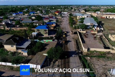 Neftçalada yollar yenidən qurulur