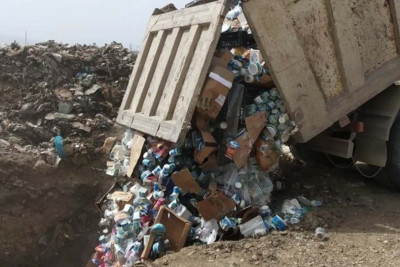 İstehlaka yararsız süd məhsulları məhv edilib