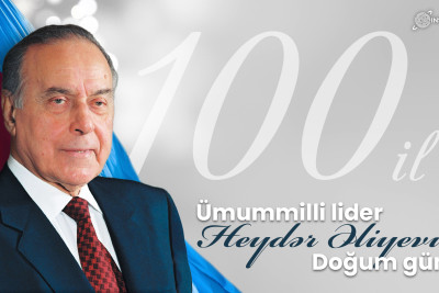Bu gün Azərbaycan xalqının qəlbində əbədi yaşayan ümummilli lider Heydər Əliyevin 100 illiyidir