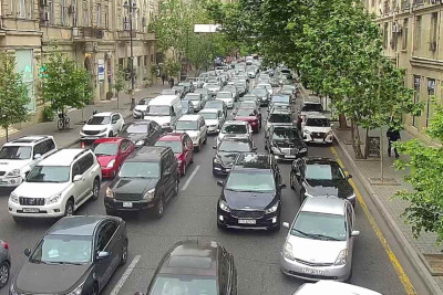 Bakıda tıxac olan yolların siyahısı - XƏRİTƏ