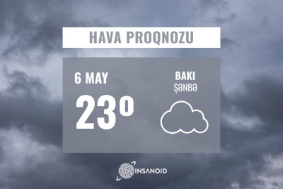 Sabah hava buludlu olacaq