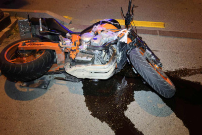 Saatlıda qəza zamanı motosiklet sürücüsü ölüb