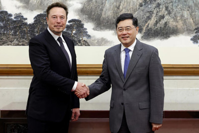 Çin XİN başçısı İlon Maskla görüşüb