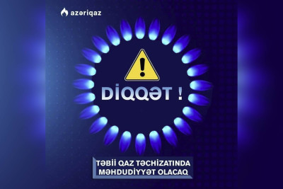 Ağcabədidə təbii qazın verilişində fasilə olacaq