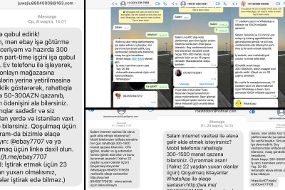 Niyə iş təklifləri xarici ölkə operatorlarına məxsus nömrələrdən gəlir?