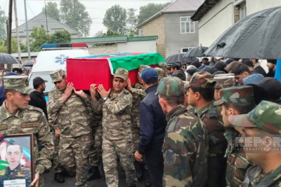 Şəhid Məhəmməd Qarayev Qəbələdə dəfn edilib