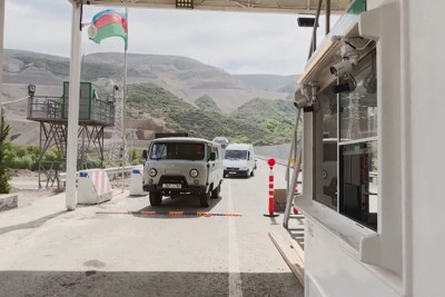 Laçında nəzarət-buraxılış məntəqəsində avtomobillərin normal keçidi təmin olunub