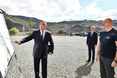 Prezident İlham Əliyev Laçın və Qubadlı rayonlarına səfər edib