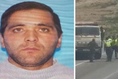 Polisin üstünə yük maşını sürən sürücü tutulub