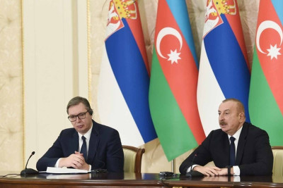 İlham Əliyev serbiyalı həmkarına başsağlığı verib