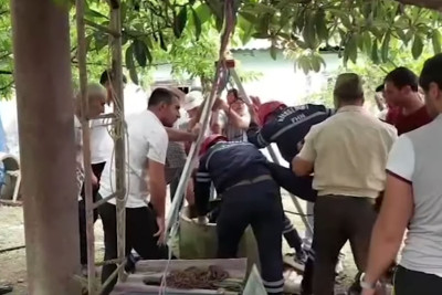 Lənkəranda 87 yaşlı qadın quyuya düşüb