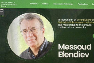 Azərbaycanlı alim Kanadadakı Fields İnstitutunun ömürlük mükafatına layiq görülüb